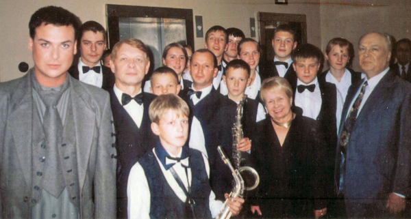 Первый состав «Джаз-бенда» в Большом зале Кремлёвского дворца. 2001 год (Фото из архива Валерия Галактионова)