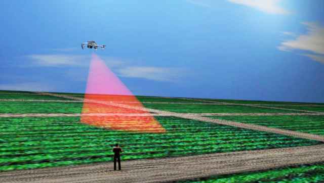 Устройство с помощью низкоинтенсивного лазерного излучения будет обрабатывать растения непосредственно на полях.