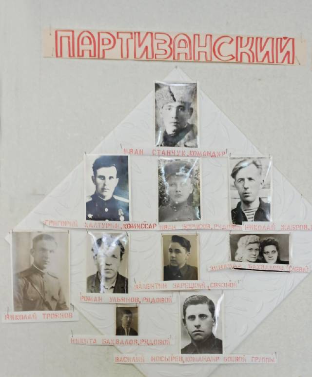 Уголок боевой славы Косицкой библиотеки, где хранятся фотографии партизан отряда Ивана Станчука, нуждается в современном обновлении.
