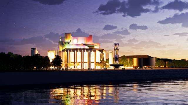 Визуализация проекта реконструкции театра