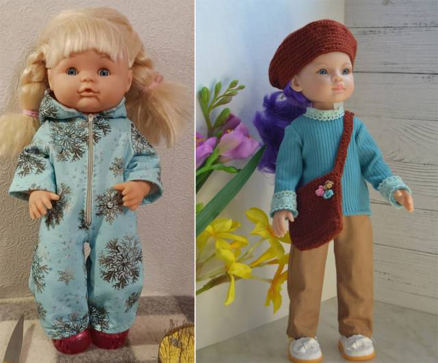 Интерес к «кукольной одежде» у Марии начался с необходимости сшить гардероб для Мурки.