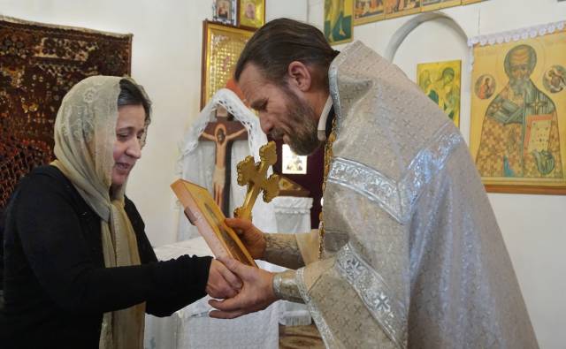 Одна из икон Сергия Савваита была передана храму села Залучье, ведь Сергей Рахманинов был крещён в Залучском благочинии.