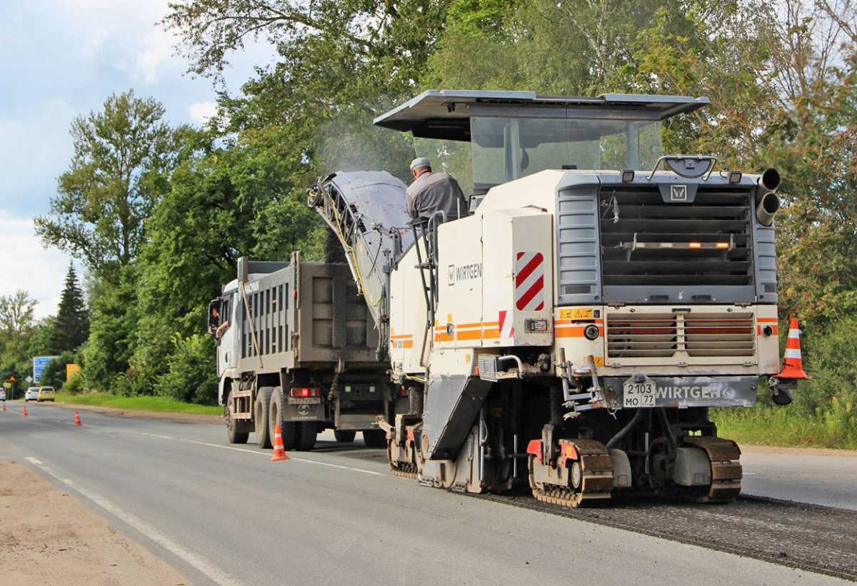 Ремонт дороги Бронница — Мшага. Всего до конца этого года в рамках нацпроекта «Инфраструктура для жи