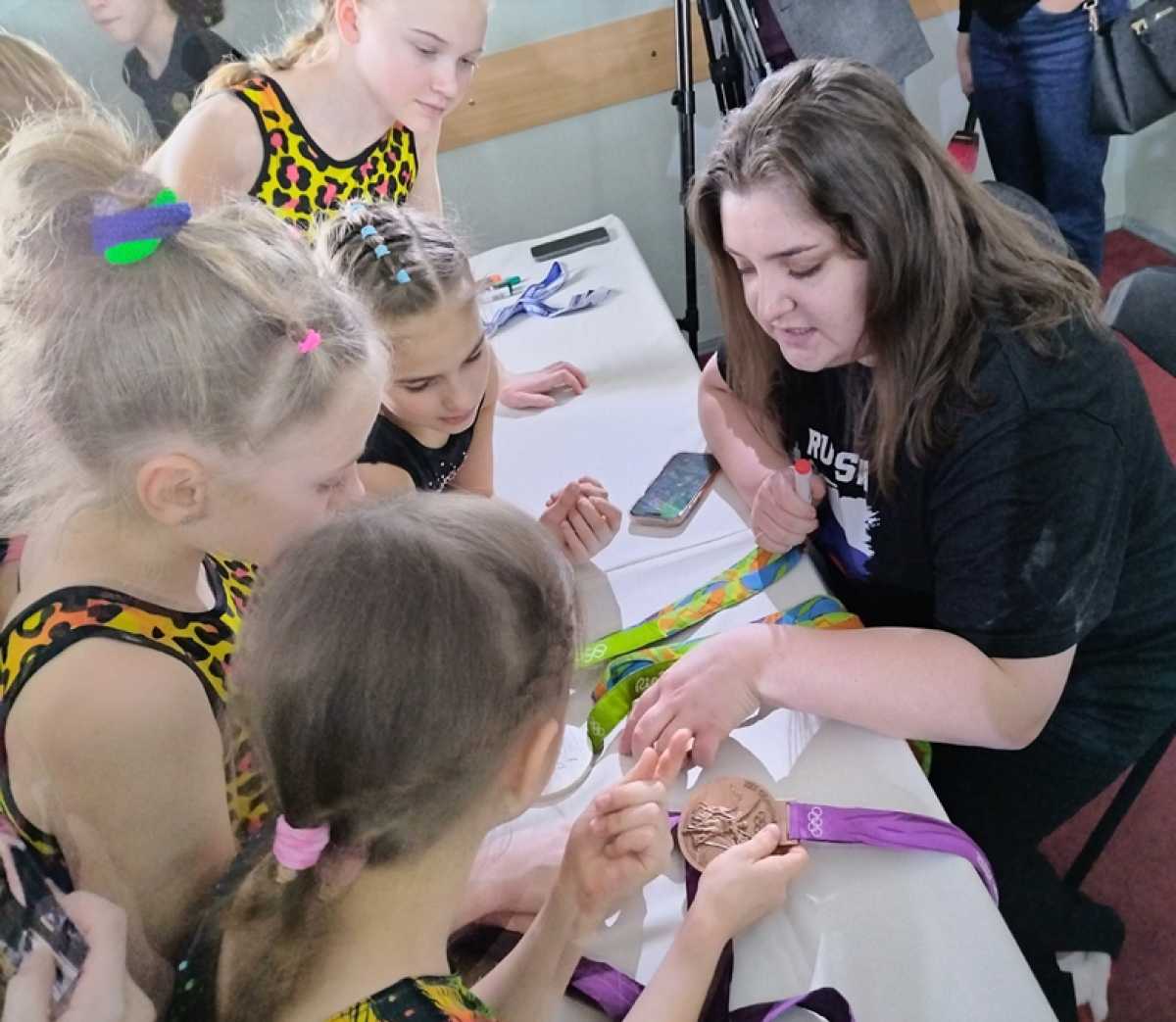 Алия Мустафина приехала для просмотра кандидатов в резервный состав национальной команды