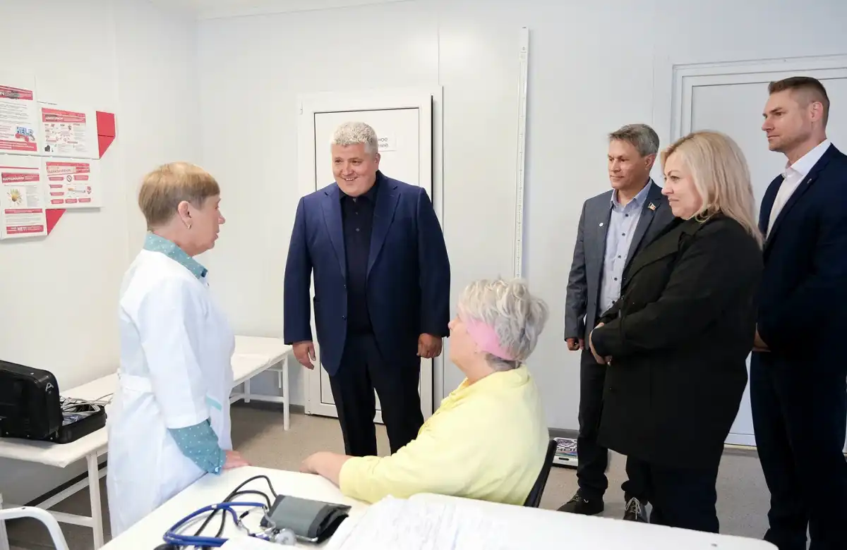Фельдшерско-акушерский пункт в деревне Гостцы Новгородского округа.