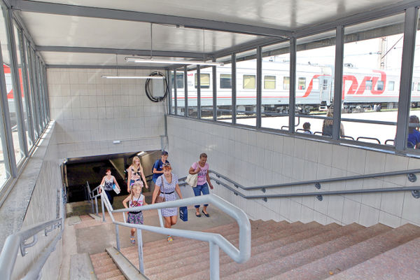Подземный переход у железнодорожного вокзала вновь открыт