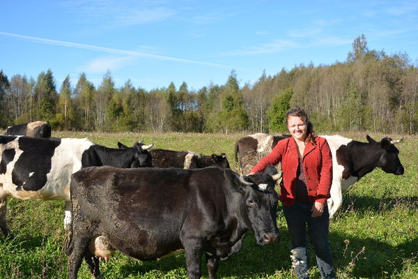 Юлия Ермоленко мечтает о большой молочной ферме