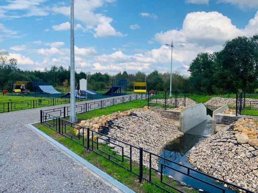 В Валдае на городских ручьях построили биопруды и очистное сооружение