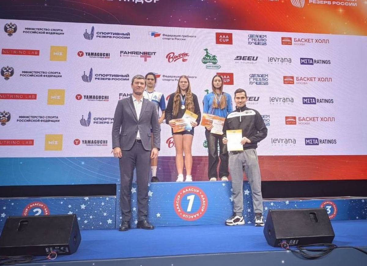 Татьяна Черкасова в третий раз стала победителем первенства России по гребле-индор.