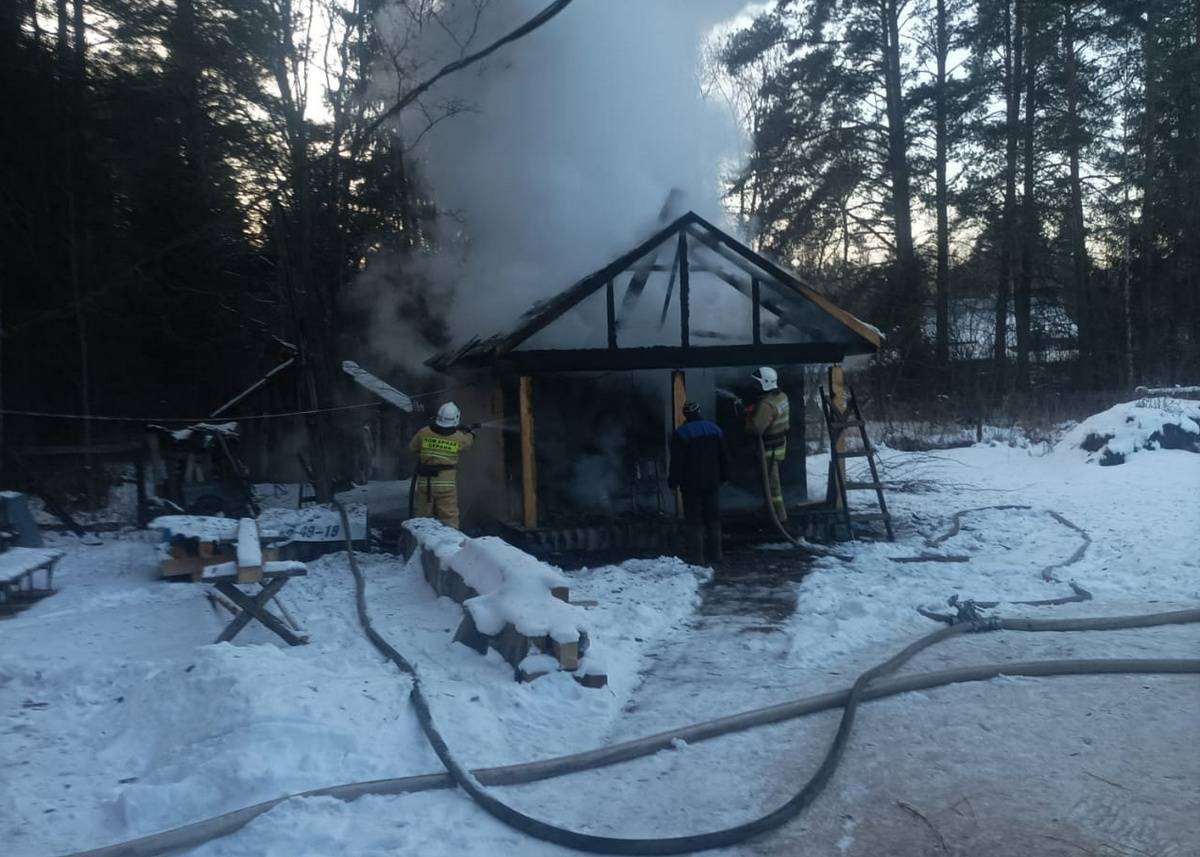 На пожаре никто не пострадал.