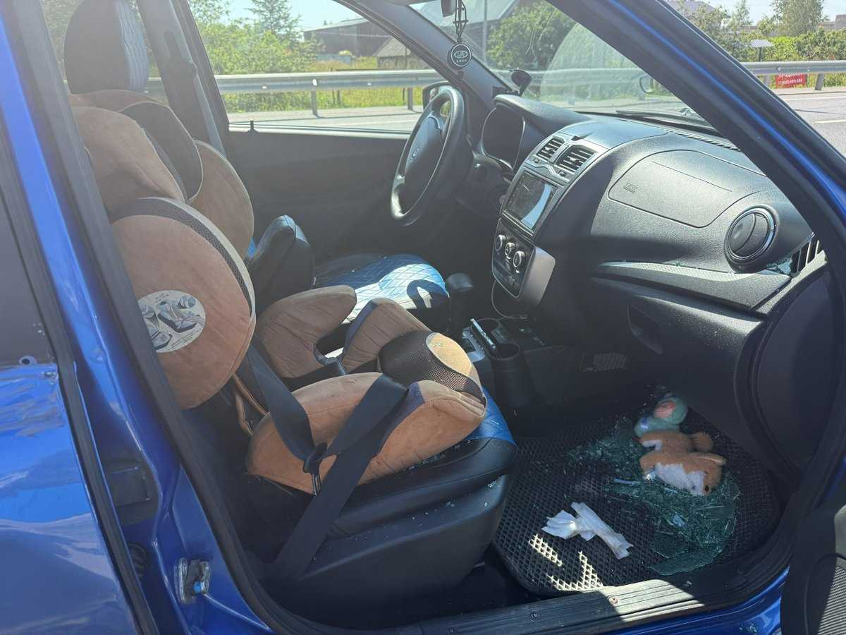 В аварии никто не пострадал.