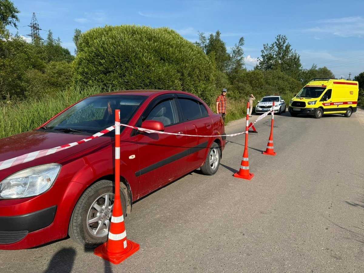 ДТП произошло на дороге к садовым участкам.