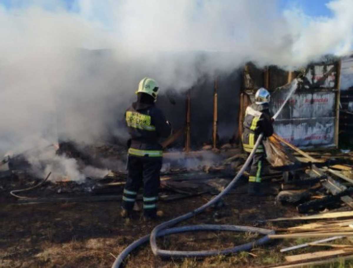 Причину пожара устанавливают органы дознания.