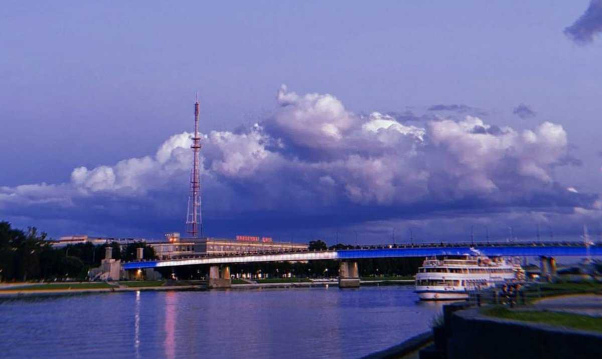 Подсветка на телебашне будет работать с 21.00 до 2.00.