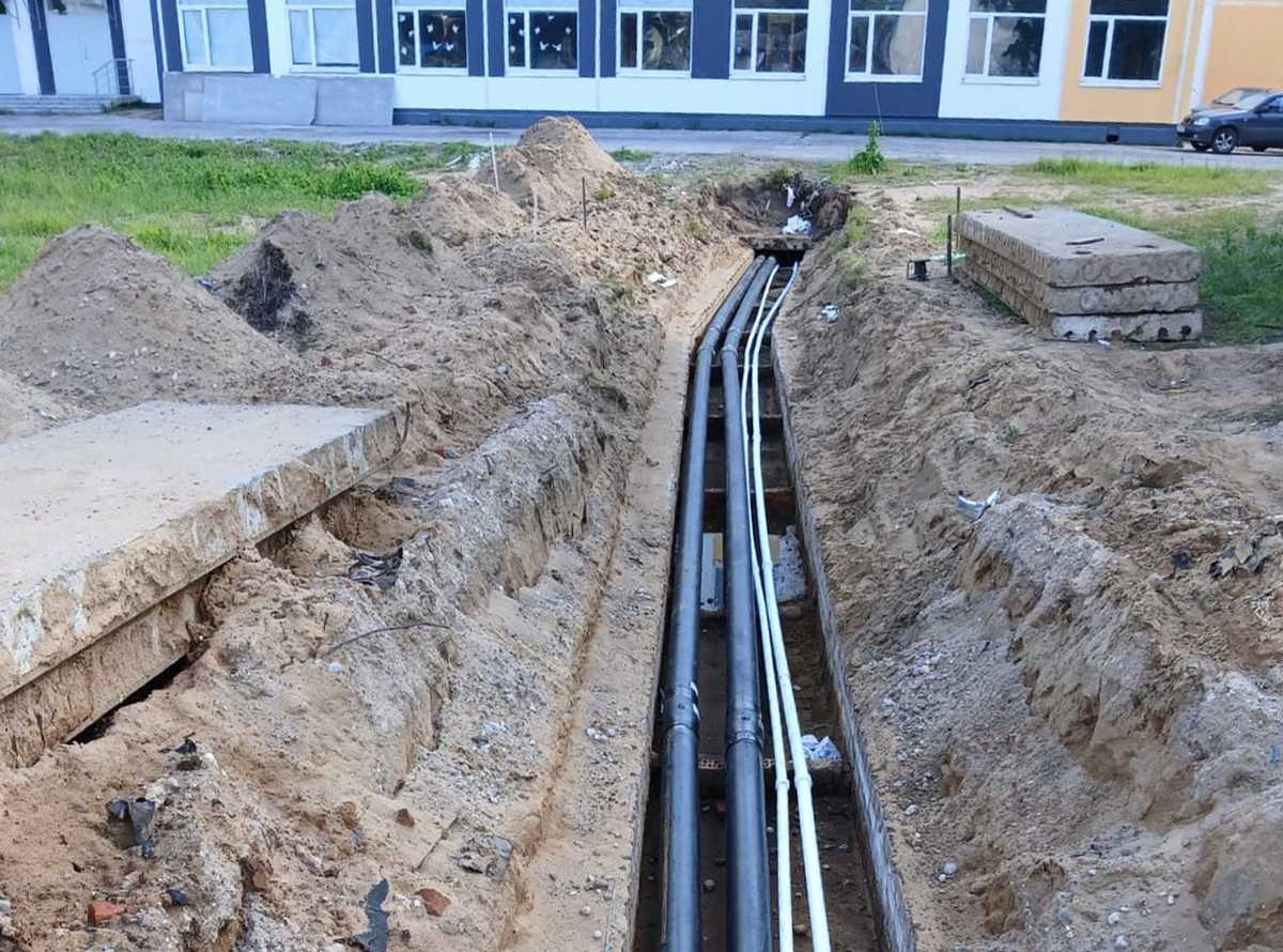 Теплосети обновили в Великом Новгороде, Новгородском, Пестовском, Парфинском и Любытинском округах.