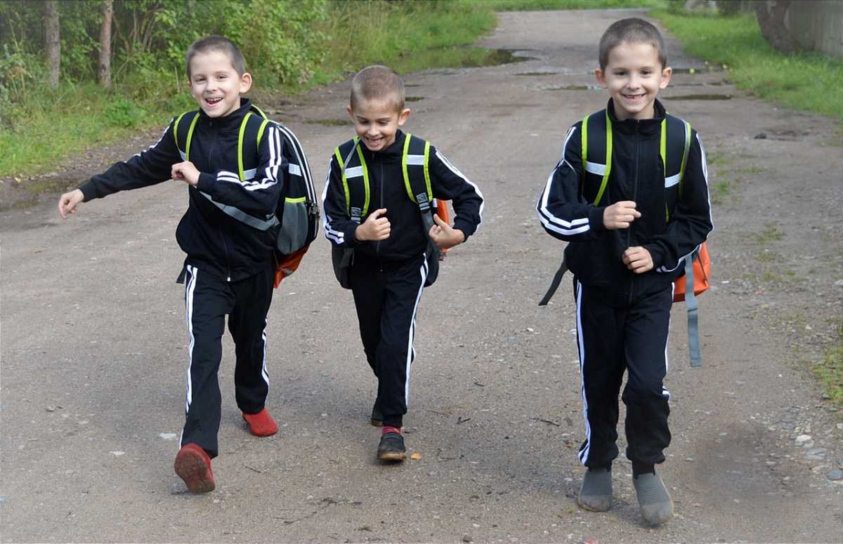 Братья Артём и Кирилл – идентичные, однояйцовые близнецы, внешне похожи, а Вова, родившийся с самой