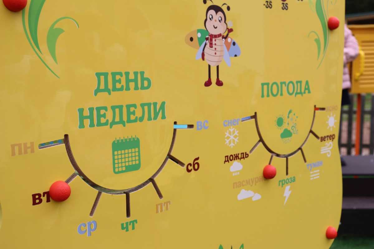 Космоплощадку открыли в детском саду №7.