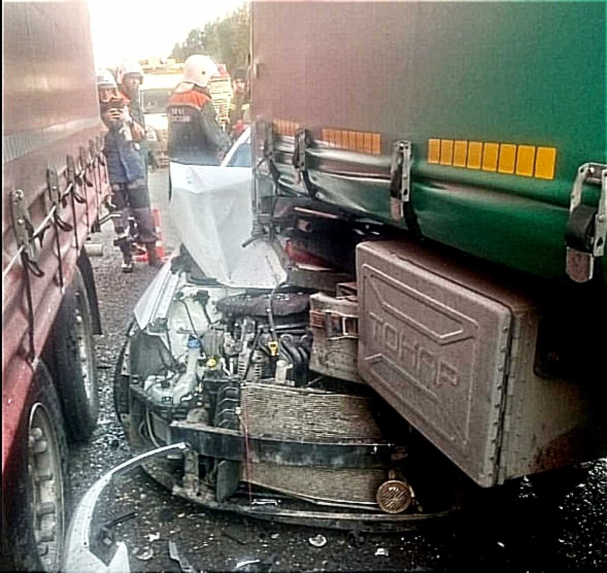 Водитель легкового автомобиля деблокирован.