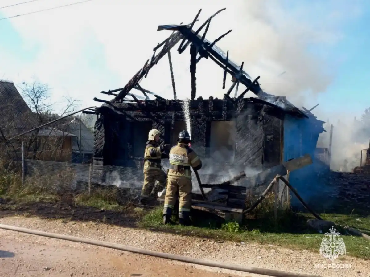 Причину пожара устанавливают органы дознания.