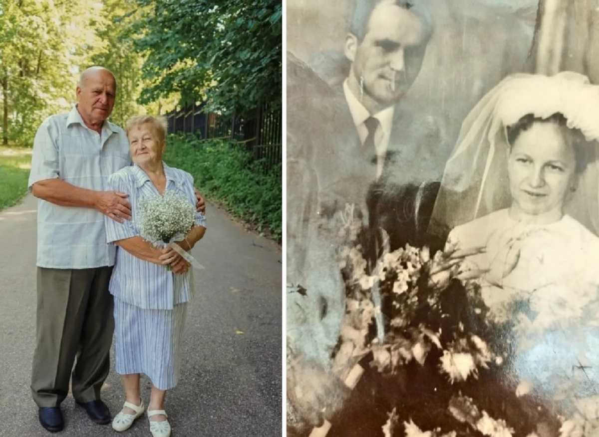 В Окуловке супруги Брылёвы отметили изумрудную свадьбу