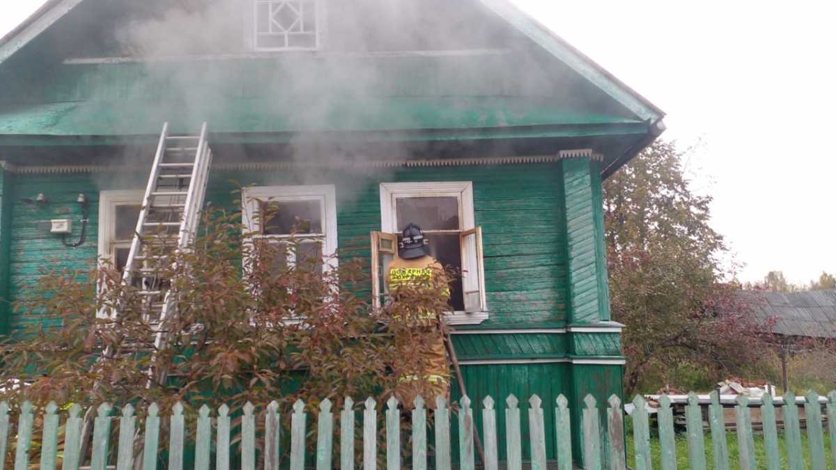 На пожаре никто не пострадал.