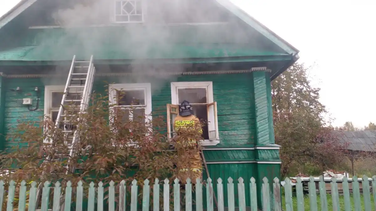 На пожаре никто не пострадал.