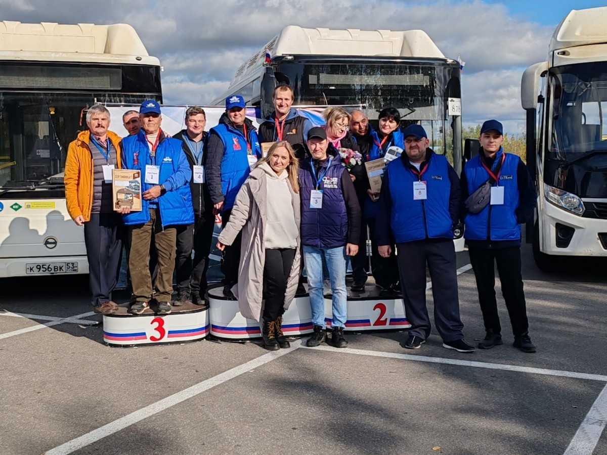 Павел Белов занял первое место среди водителей автобусов «ПАЗ».