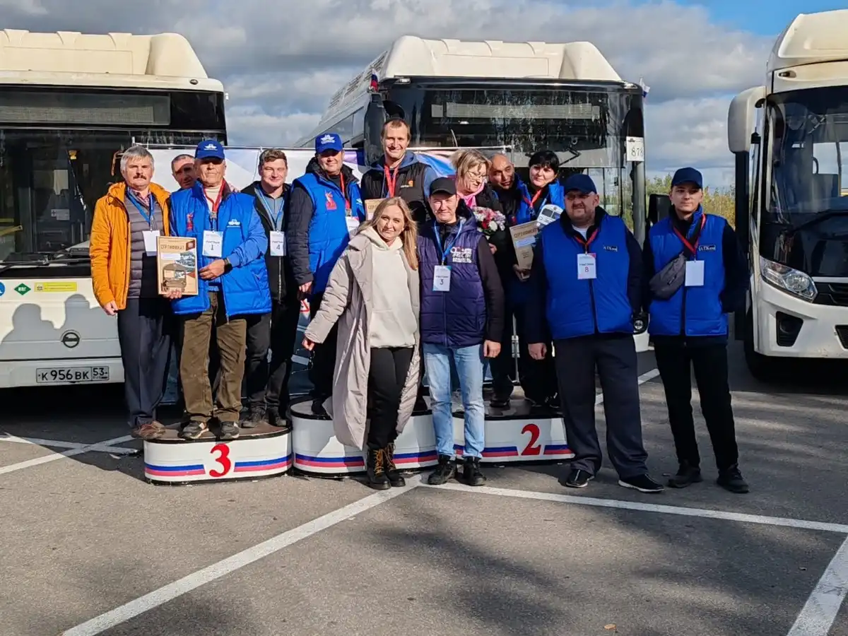 Павел Белов занял первое место среди водителей автобусов «ПАЗ».