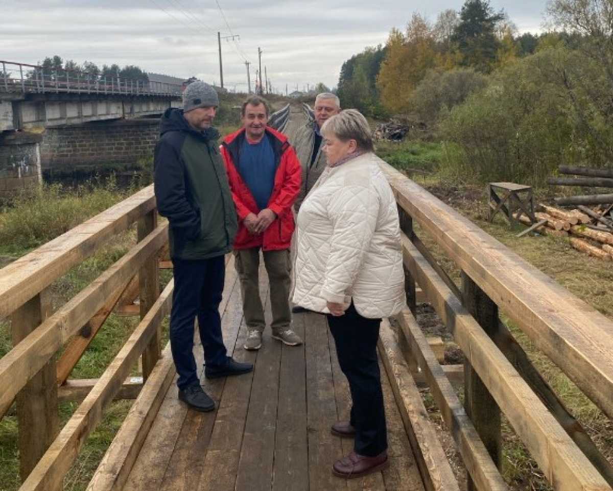 Ремонт проводили работники ООО «Леспром».