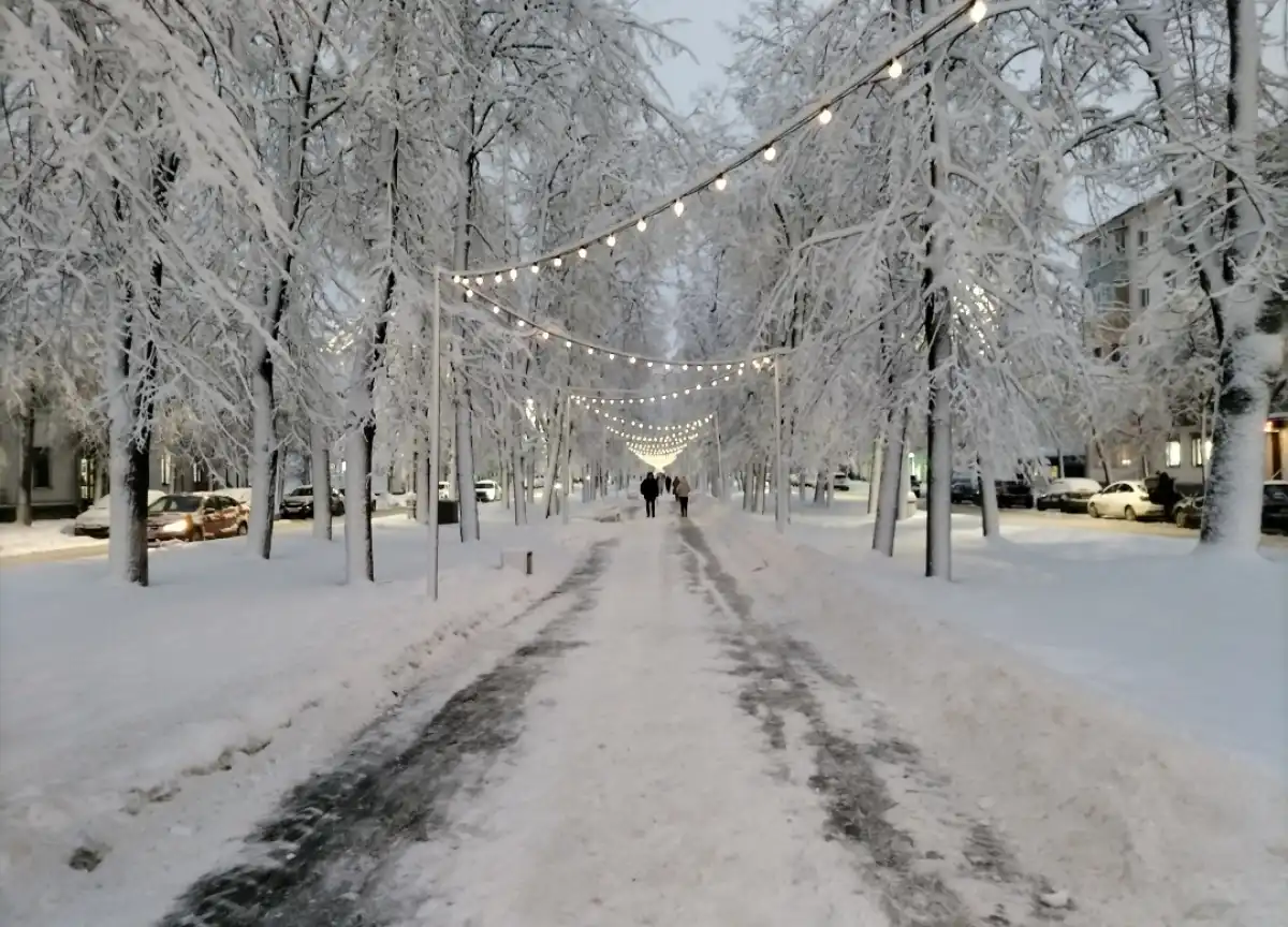 На большей части страны с вероятностью 70% температура предстоящей зимой ожидается на 1-4 градуса вы