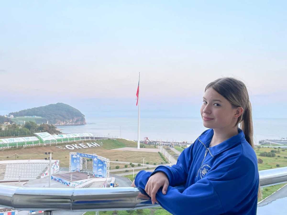 Первое место в своей возрастной категории заняла ученица 9 класса школы №2 города Валдай Устиния Мас