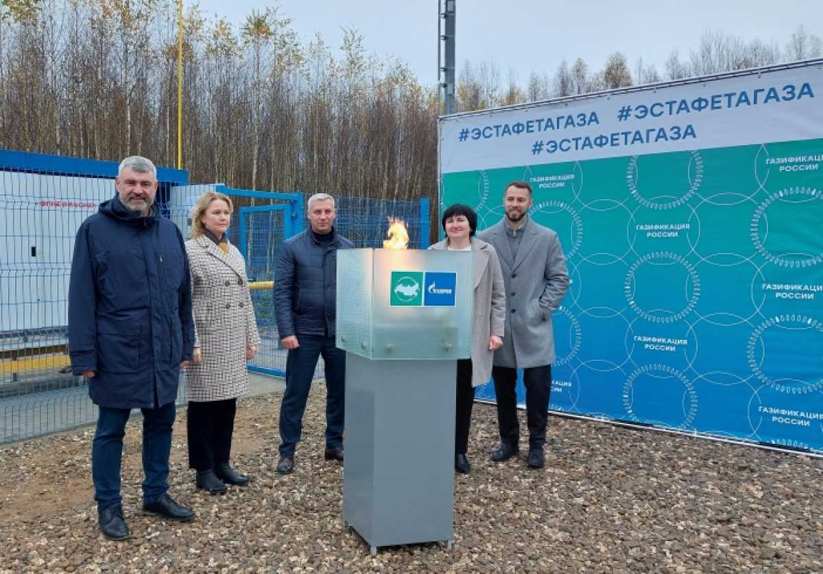 Работы по строительству газовых сетей завершены на год раньше планового срока.