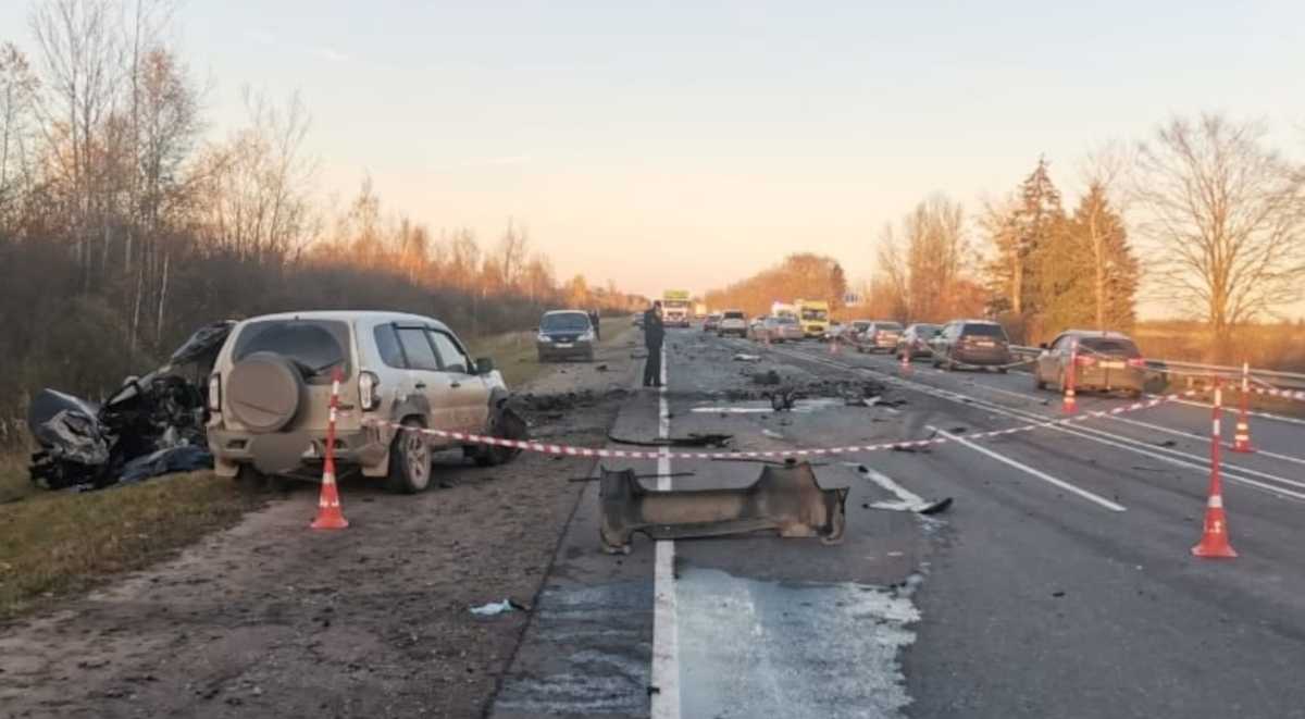 ДТП произошло на 43 км автодороги «Новгород - Псков».