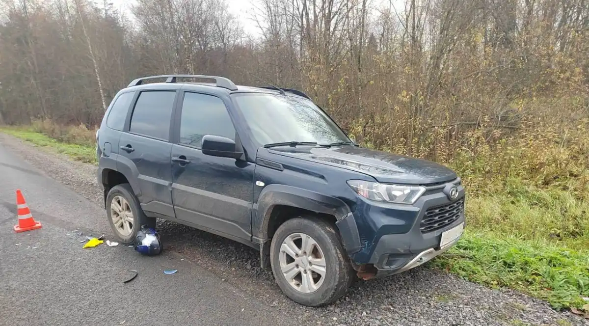 водитель трицикла с закрытой черепно-мозговой травмой, сотрясением головного мозга доставлен бригадо