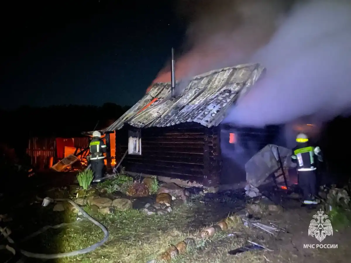 Причину пожара устанавливают органы дознания.