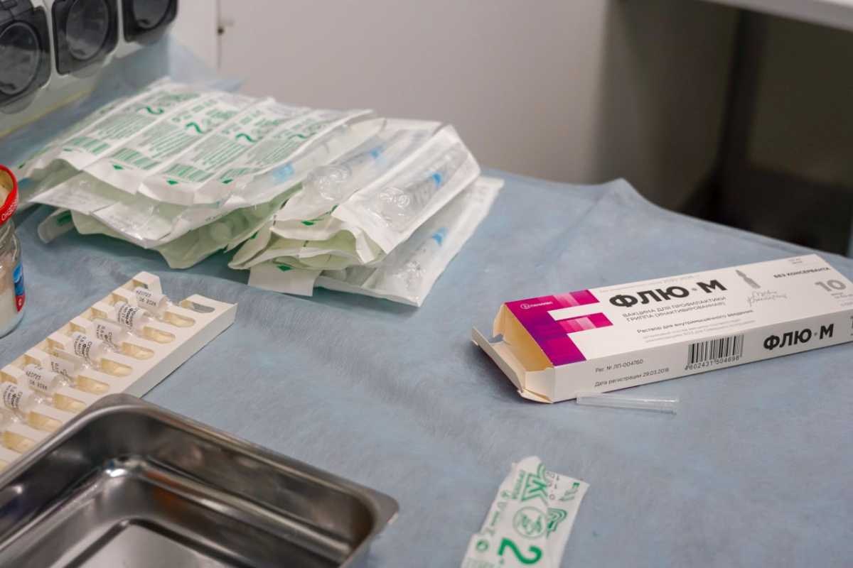 Кампания по вакцинации от гриппа будет проводиться в регионе до 15 ноября.