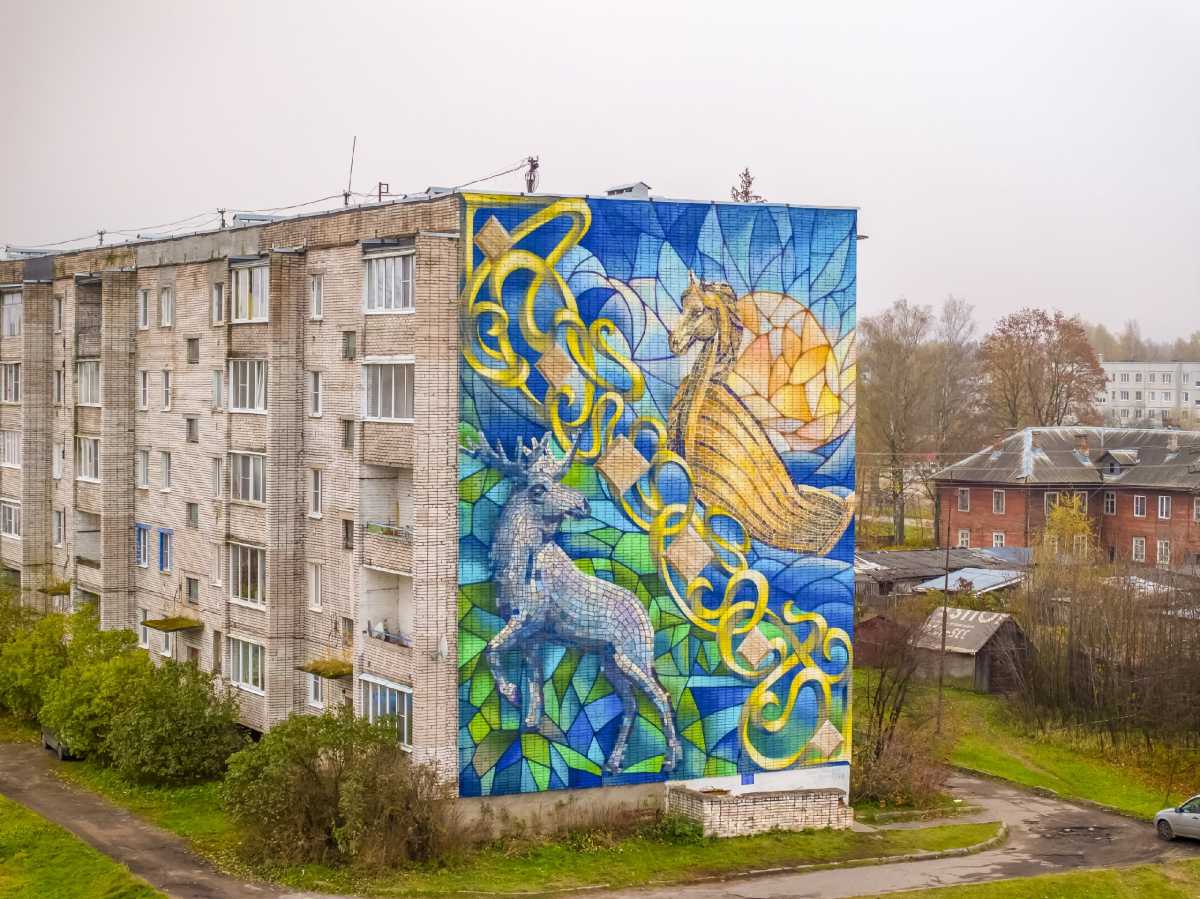 В фестивале приняли участие художники из Москвы, города Полярные Зори, Краснодара, Ярославля, Белоре