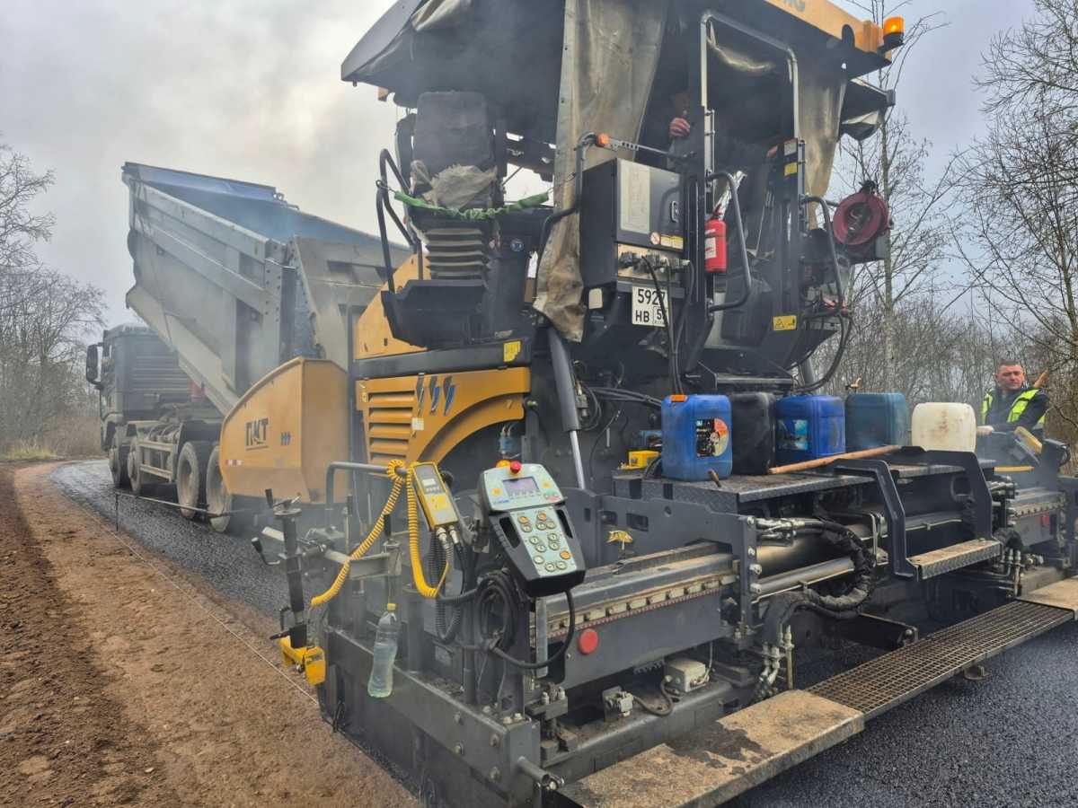 Длина ремонтируемого участка составляет 2,9 км.