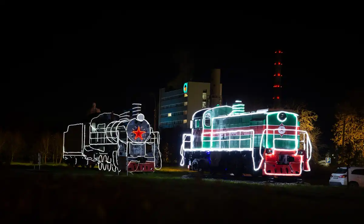 Cоветский маневровый тепловоз ТГМ4-1251 в 2025 году стал памятником.