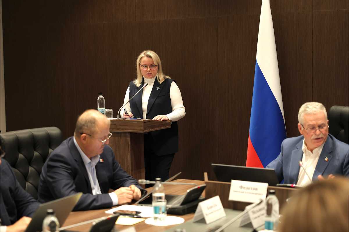 На «нулевых» чтениях бюджета выступила министр труда, семейной и социальной политики Новгородской об