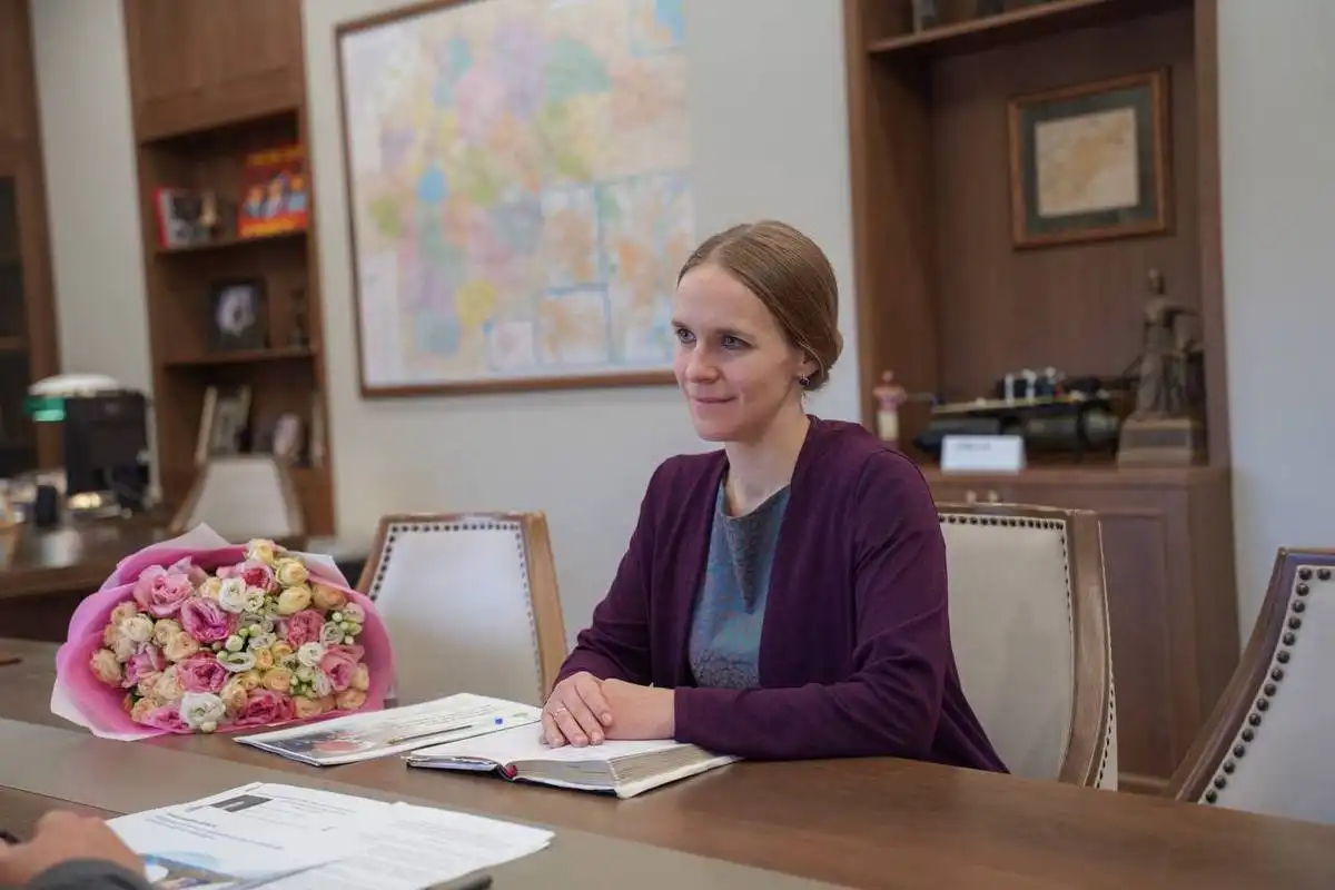 Александр Дронов провёл встречу с директором благотворительного фонда «Старость в радость» Елизавето