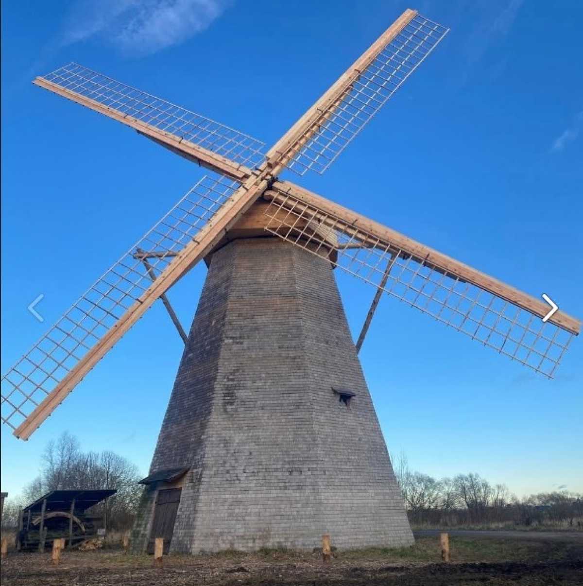 В минувшую пятницу реставрационные работы на мельнице закончились.