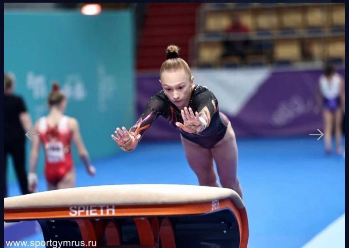 За выполнение опорного прыжка Ксения набрала 12.716 балла.