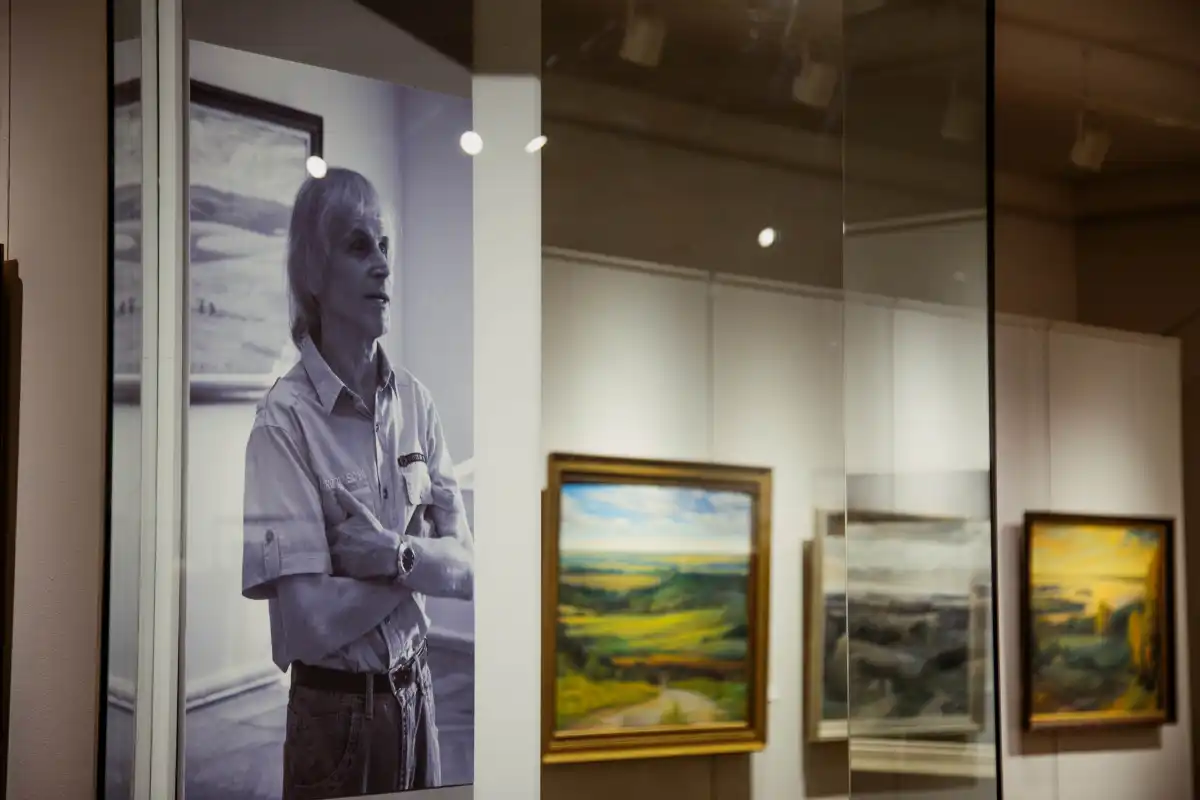 Посетители увидели художника таким, каким его не знали ранее.