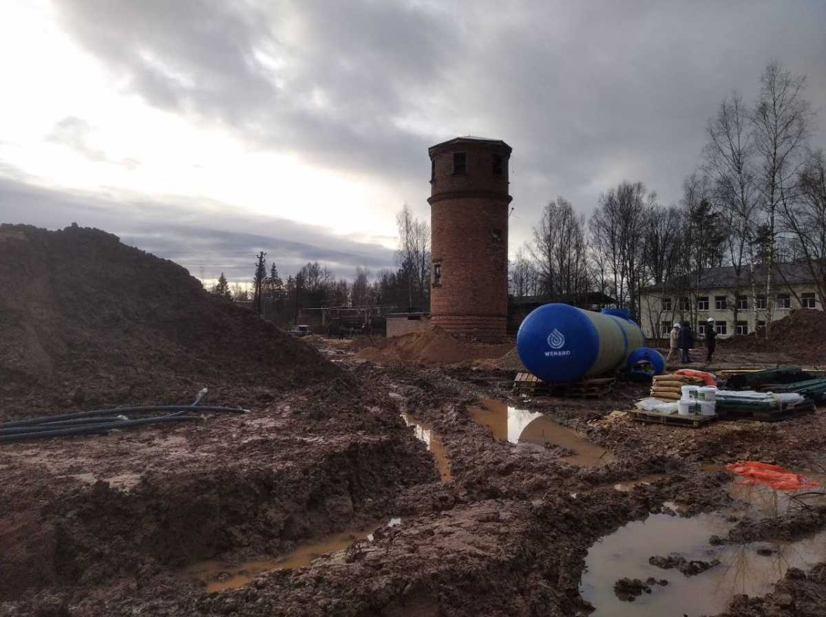 Строительство станции водоподготовки позволит улучшить качество питьевой воды.