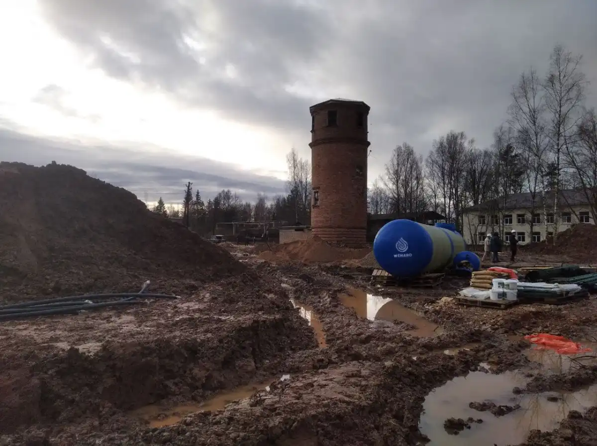 Строительство станции водоподготовки позволит улучшить качество питьевой воды.