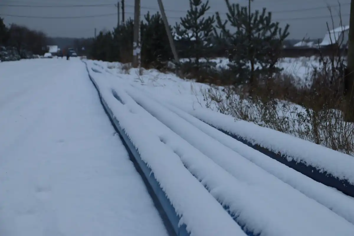 Техническая готовность водопровода пока составляет 14%.