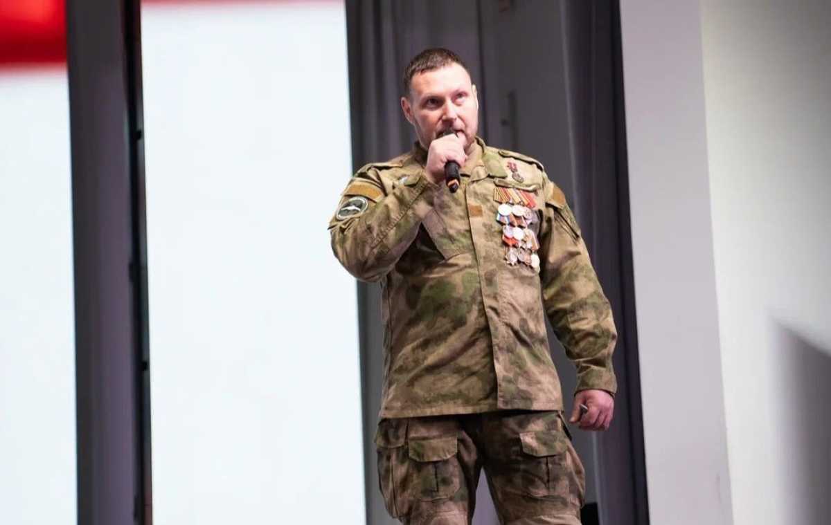 Андрей Павлов рассказал ребятам, как важно быть смелым и целеустремлённым.