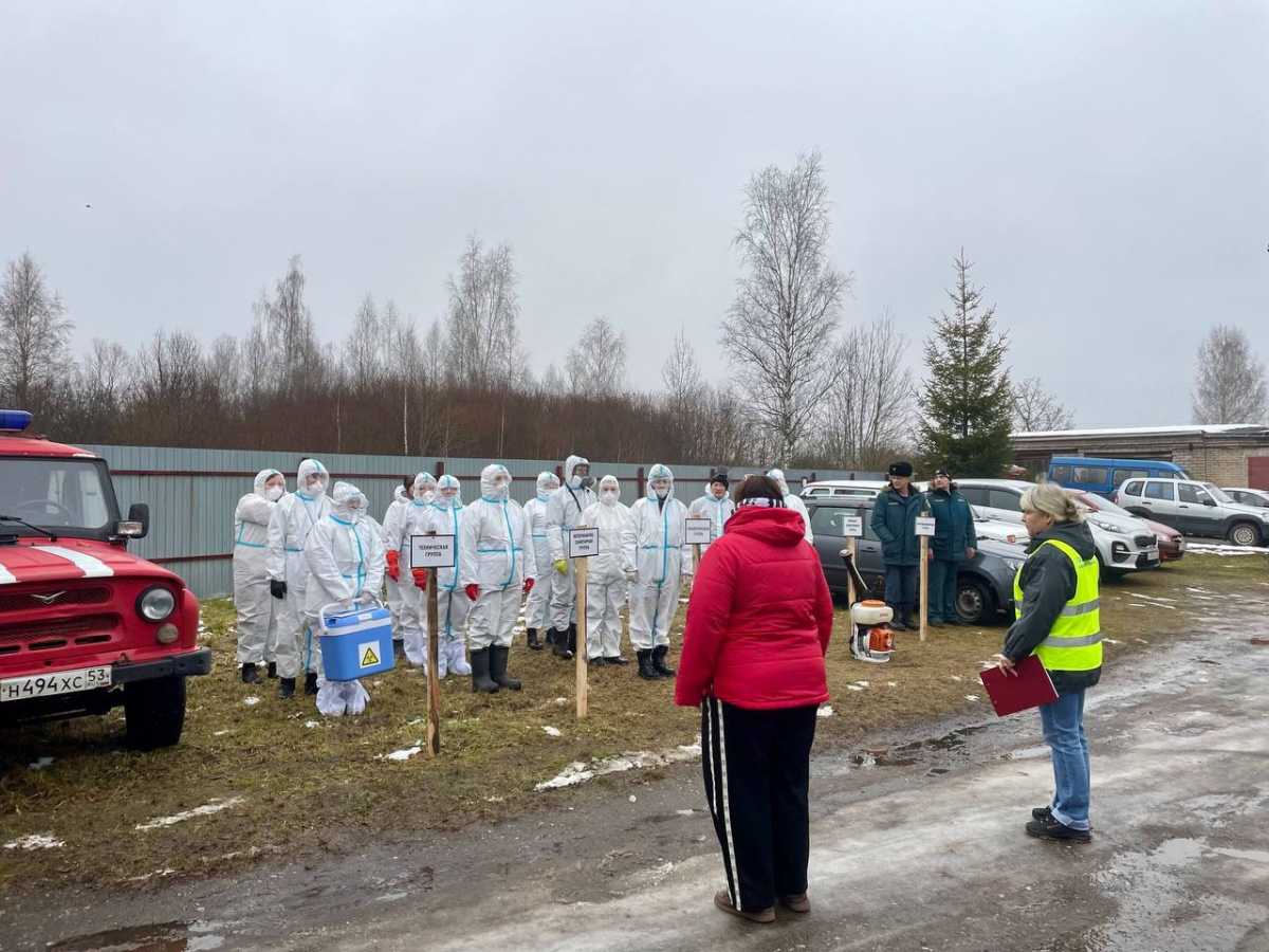 Учения показали слаженную работу всех стру.ктур, которые принимают участие в работе по ликвидации очагов заболевания животных.