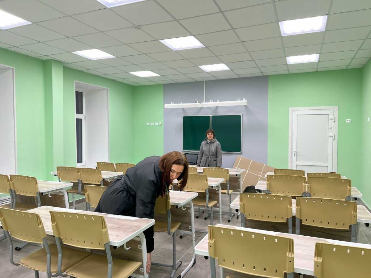 Сразу после Нового года, школьная семья школы №4 начнёт обучение в родном, обновлённом здании.